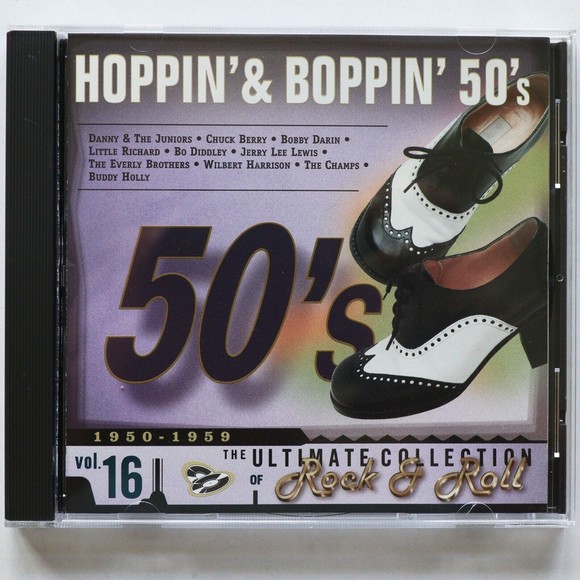 The Ultimate Collection of Rock & Roll, Hoppin' & Boppin' 50's, Vol. 16 CD, 1996 - Picture 1 of 6
